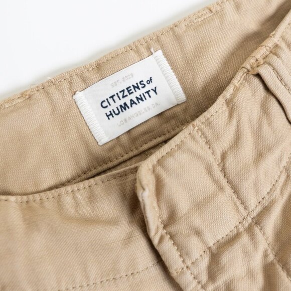 Citizens of Humanity Paloma Utility Trousers Wide Leg Pants Khaki - Picture 6 of 15